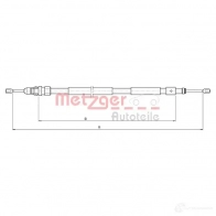 Трос ручника METZGER 4250032441999 Citroen Berlingo 1 (M49, MB) Фургон 1.9 D 70 (MBWJZ. MCWJZ) 69 л.с. 1999 – 2011 JDK ECJ 10.4708