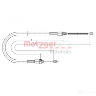 Трос ручника, стояночного тормоза METZGER D XDOVU 4250032402822 Renault Laguna (K56) 1 Универсал 2.2 dT (K569) 113 л.с. 1996 – 2001 106777