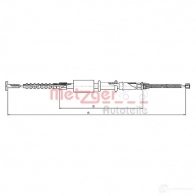 Трос ручника, стояночного тормоза METZGER 1005621 SP5UE 1 4250032411114 46114