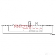 Трос ручника METZGER F FTFBLH Honda 4250032606510 17.4226