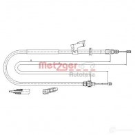 Трос ручника METZGER 994594 EY1PVC B 11.5495 4250032460488