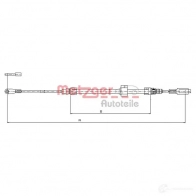 Трос ручника METZGER 10.9884 4250032428426 T8O8M K Mercedes Sprinter (904) 1 Автобус 2.1 411 CDI 109 л.с. 2000 – 2006