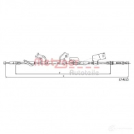 Трос ручника METZGER DB7ML T 4250032606503 17.4215 Honda