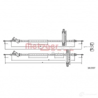 Трос ручника METZGER 4250032424442 10.5357 Ford Focus 1 Хэтчбек 1.8 Turbo DI / TDDi 90 л.с. 1998 – 2004 ZUQZ 3