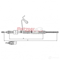 Трос ручника METZGER 11.5669 4250032442262 Ford Transit 7 (FD) Автобус 2.2 TDCi 140 л.с. 2007 – 2014 AJ77 C
