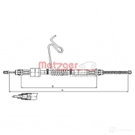Трос ручника METZGER 11.5669 4250032442262 994618 AJ77 C
