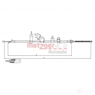 Трос ручника METZGER 999134 17.1081 6C95 62 4250032459925