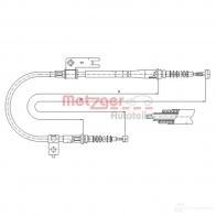 Трос ручника METZGER Mazda 17.0595 4250032442330 B HBIS0