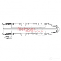 Трос ручника METZGER Opel Astra (H) 3 Универсал 1.9 CDTI (L35) 100 л.с. 2005 – 2010 H S1QLQ 4250032428396 11.5953