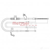 Трос ручника METZGER Peugeot 4007 1 (GP, GS) Кроссовер 2.2 HDi 156 л.с. 2007 – 2025 17.2290 3YWPG T 4250032506834