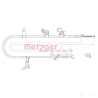 Трос ручника METZGER 17.5060 DO 0QL Fiat Sedici 4250032506933