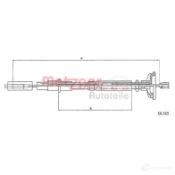 Трос сцепления METZGER 31703 158 R0JSYI 993238 10.315