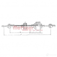 Трос сцепления METZGER IG MP9 4250032405670 11.287 994551