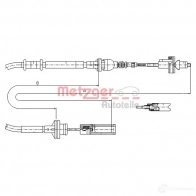 Трос сцепления METZGER SQP 26 4250032437213 4626 Fiat Marea