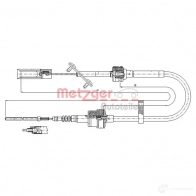 Трос сцепления METZGER N 5ZIO 4250032411411 492.10 1005636