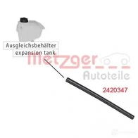 Шланг радиатора METZGER 52ZL A1 4062101025852 2420347 1424313524 - Изображение 2