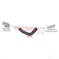 Шланг радиатора METZGER 4062101026484 1424793456 2420355 SW U6KKD - Изображение 2