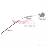 Шланг радиатора METZGER 1424793433 5 7UKZV 4062101026507 2420331 - Изображение 2
