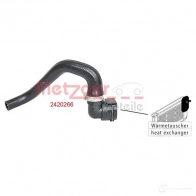 Шланг радиатора METZGER 4062101026460 EZ2B WS 1424793368 2420266 - Изображение 2