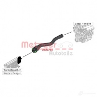 Шланг радиатора METZGER 731C 7M 1424793774 2420704 4062101017376 - Изображение 2