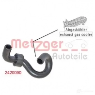 Шланг радиатора METZGER 2420090 XKUMMZ 3 1424793198 4062101025913 - Изображение 2