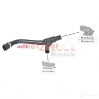 Шланг радиатора METZGER 1424793770 4062101026835 W KCY7 2420700 - Изображение 2
