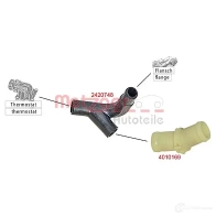 Шланг радиатора METZGER 1424793805 2G NNB5 2420748 4062101017093 - Изображение 2