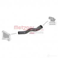 Шланг радиатора METZGER UOLV M 2420251 4062101025296 1424793353 - Изображение 2