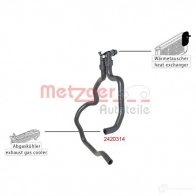 Шланг радиатора METZGER 2420314 1424793416 4062101026057 4NM 5J - Изображение 2