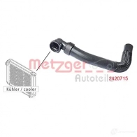 Шланг радиатора METZGER JVXK E 4062101017048 2420715 1424793784 - Изображение 2