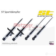 Амортизатор METZGER 61W10 037 V6JJ800 161w10037 Audi A4 (B7) 3 Кабриолет