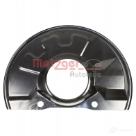 Кожух, щиток тормозного диска METZGER 6115237 Volvo V40 1 (645) Универсал 2.0 T 165 л.с. 1999 – 2004 EQ7U3 V