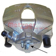 Тормозной суппорт METZGER Honda Accord 7 (CL, CN) Седан 2.2 i CTDi (CN1) 140 л.с. 2004 – 2008 6260711 7IUI 3K