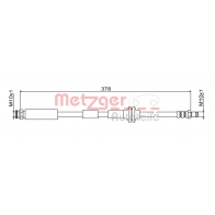 Тормозной шланг METZGER F HLZA 4111800 Fiat Panda (312, 519) 3 Хэтчбек 0.9 4x4 90 л.с. 2014 – 2025