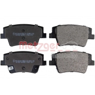 Тормозные колодки дисковые, комплект METZGER Hyundai Santa Fe (TM) 4 Кроссовер 3.5 MPI AWD 249 л.с. 2019 – 2025 1170954 UZX7 CXU