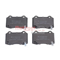 Тормозные колодки дисковые, комплект METZGER 1440428803 1170964 E 9JLCS - Изображение 2