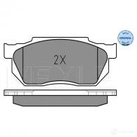 Тормозные колодки дисковые, комплект MEYLE 025 209 5915 2 0959 MBP0055 1407011 - Изображение 2