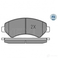 Тормозные колодки дисковые, комплект MEYLE 025 244 6619-2/PD 2446 6 24467 1407809 - Изображение 2