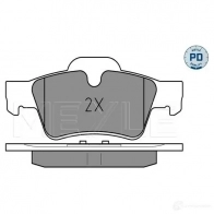 Тормозные колодки дисковые, комплект MEYLE 1407631 025 239 2318/PD MBP0476PD 23 923 - Изображение 2