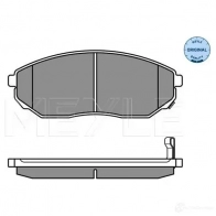 Тормозные колодки дисковые, комплект MEYLE 1407697 2 4092 MBP0522 025 240 9217/W - Изображение 3