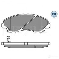 Тормозные колодки дисковые, комплект MEYLE 025 235 8416/PD MBP1585PD 23 584 1407489 - Изображение 2