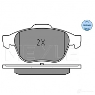 Тормозные колодки дисковые, комплект MEYLE 2 3248 025 232 4818 1407363 MBP0301 - Изображение 2