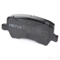 Тормозные колодки дисковые, комплект MEYLE 1407830 MBP0609 025 244 9617 244 96 - Изображение 4