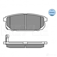 Тормозные колодки дисковые, комплект MEYLE 1407685 MBP0513 2405 8 025 240 5815/W - Изображение 2