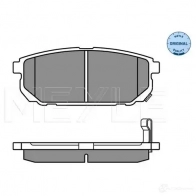 Тормозные колодки дисковые, комплект MEYLE 1407685 MBP0513 2405 8 025 240 5815/W - Изображение 3
