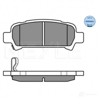 Тормозные колодки дисковые, комплект MEYLE MBP0385 025 235 7214/W 23 572 1407482 - Изображение 2