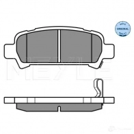 Тормозные колодки дисковые, комплект MEYLE MBP0385 025 235 7214/W 23 572 1407482 - Изображение 3