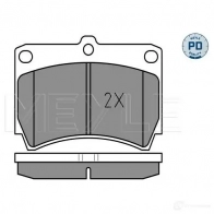Тормозные колодки дисковые, комплект MEYLE 025 216 5415/PD 2165 4 1407169 MBP0770PD - Изображение 2