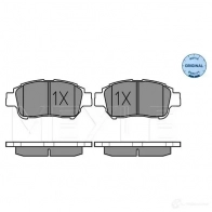 Тормозные колодки дисковые, комплект MEYLE MBP0327 2 3348 025 233 4816/W 1407404 - Изображение 2
