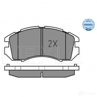 Тормозные колодки дисковые, комплект MEYLE 2172 5 025 217 2517/W 1407191 MBP0190 - Изображение 2